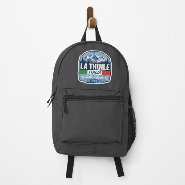 Item preview, La Thuile Aosta Valley Italy Italia Ski Skiing Sticker TShirt 02 designed and sold by OuterShellUK.