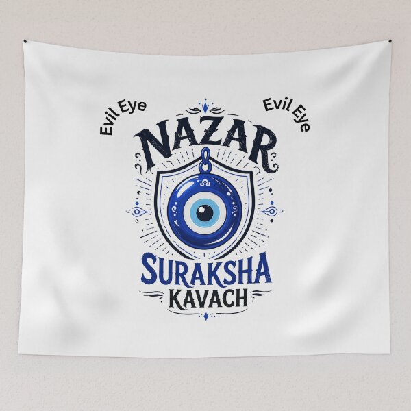Aperçu de l'œuvre Nazar Suraksha Kavach - Protection drôle desi contre le mauvais œil créée et vendue par everyone cloth house.