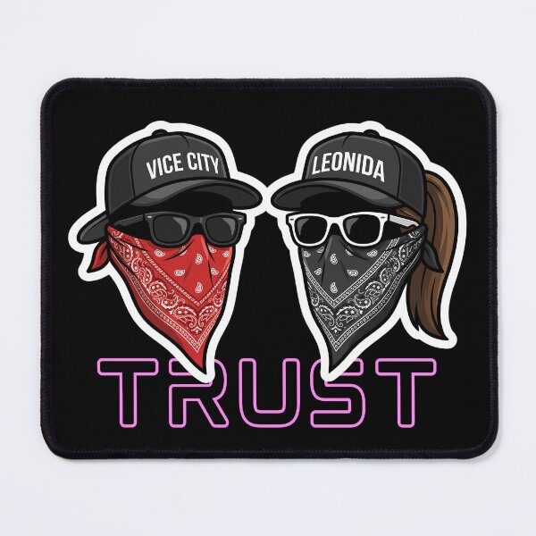 Item preview, GTA 6 - Lucia & Jason Invisible Criminal Couple Art designed and sold by UrbaneVibeCo.