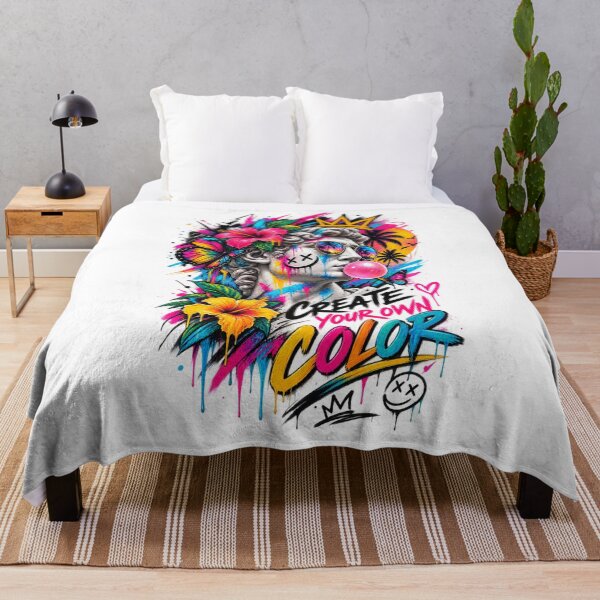 Item preview, Create Your Own Color – Colorful Graffiti Pop Art Statue designed and sold by Puraenergia Stickers.