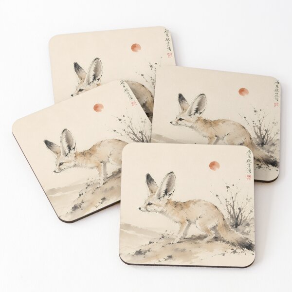 Item preview, Fennec Fox Art #17 | Fox Lovers designed and sold by ksgraphics222.
