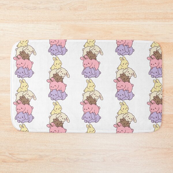Item preview, Kawaii Bunny Stack – Cute Pastel Rabbit Collection designed and sold by AliveStyle.