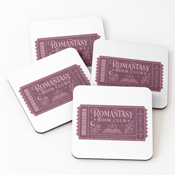 Item preview, Romantasy Book Club Ticket | Book Stickers | Book Merch designed and sold by coopercreekco.