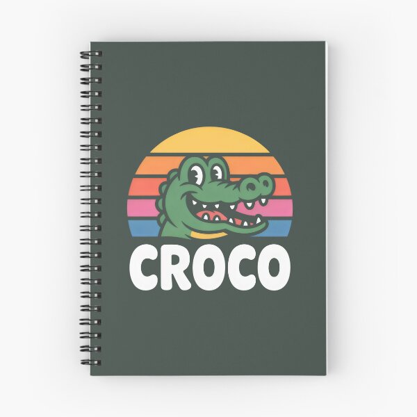 Item preview, Retro Croco - Vintage Crocodile Alligator Sunset. designed and sold by MyHappyArtShop.
