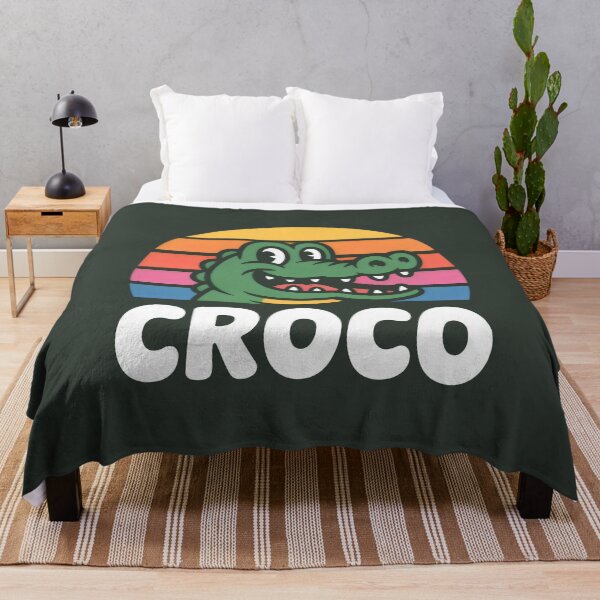 Item preview, Retro Croco - Vintage Crocodile Alligator Sunset. designed and sold by MyHappyArtShop.