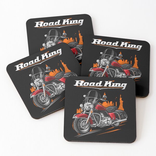 Item preview, Motorcycle Road King Classic FLHRC 2006 Fire Red Pearl & Vivid Black for Motorcycle Riders designed and sold by MotoApparelHub.