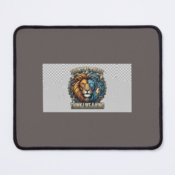Item preview, Beast Mode Lion Crest Shirt Gym Motivation Train Hard Think Sharp Tee designed and sold by Deveuilt.
