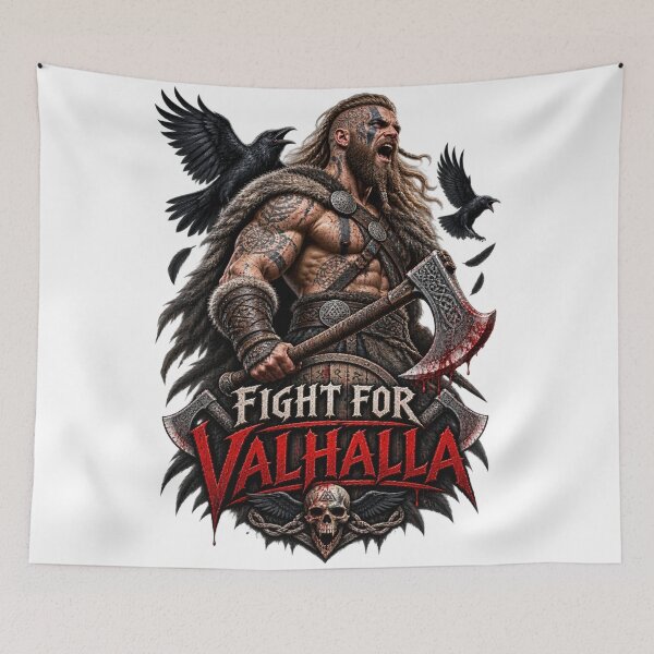Item preview, Fight for Valhalla – Viking Odin Ravens designed and sold by Legacy Apparel Co..
