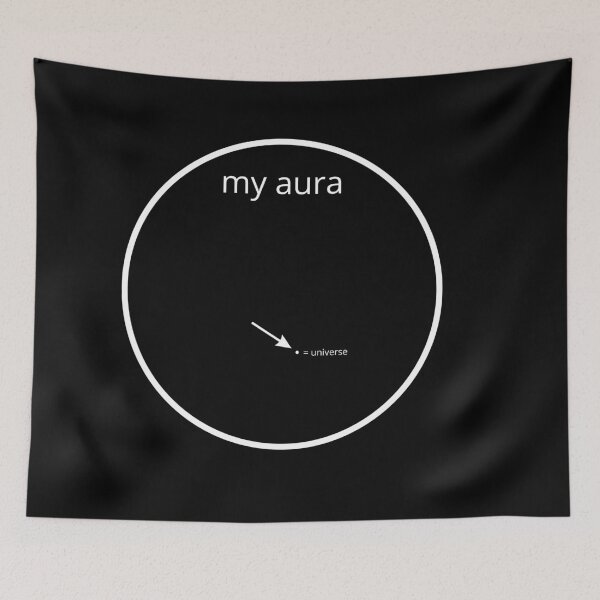 Item preview, MY AURA and universe WHITE designed and sold by Gabas Shop.
