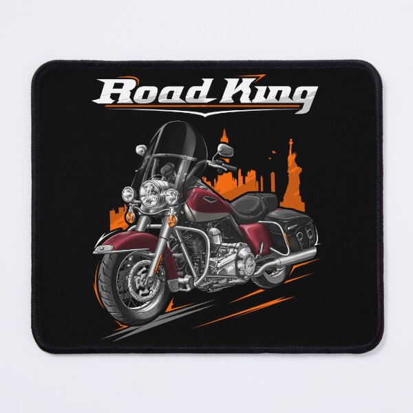Item preview, Motorcycle Road King Classic FLHRC 2007 Black Cherry Pearl & Pewter Pearl for Motorcycle Riders designed and sold by MotoApparelHub.