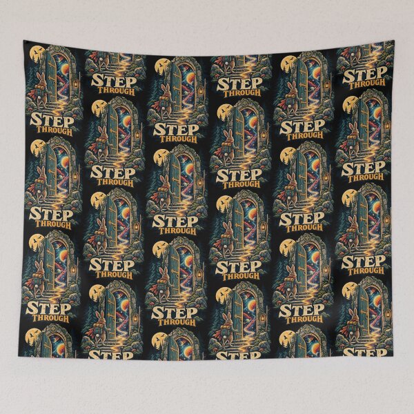 Item preview, Step – Surreal Rabbit Cosmic Adventure Illustration designed and sold by Dogandesighn.