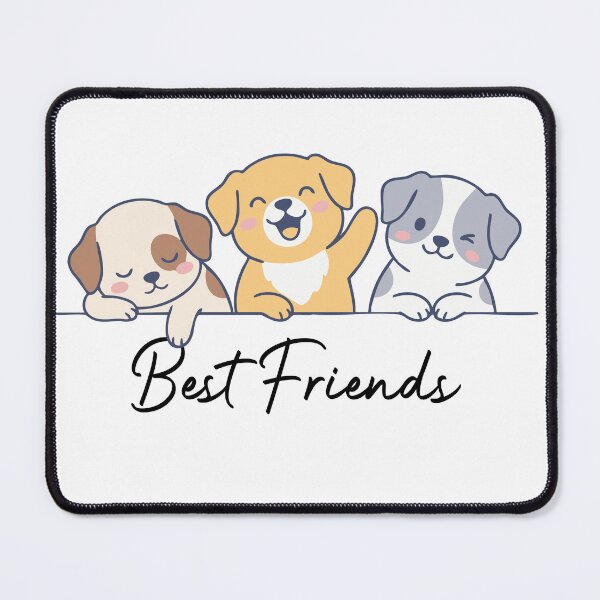 Item preview, Three Cute Cartoon Puppies Peeking   designed and sold by AKDesign26.