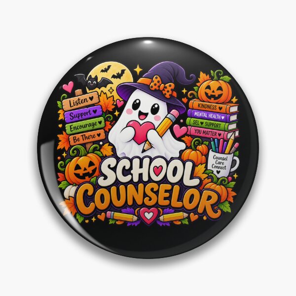 Item preview, School Counselor Halloween Gift Cute Ghost Counselor Style designed and sold by Corvoria.