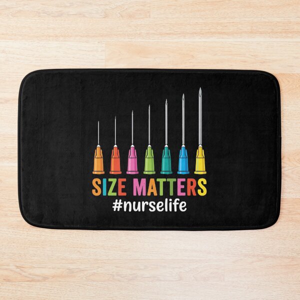 Item preview, Size Matters #Nurselife Nursing Humor Registered Nurse Medical Professional Healthcare Worker designed and sold by PopStars1993.