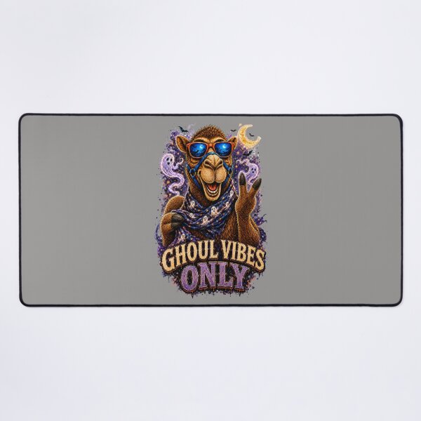 Item preview, Ghoul Vibes Only – Fun Halloween Gift for Camel Lovers - Cool Halloween Animal Graphic Camel T-Shirt designed and sold by Camel & Quirk.