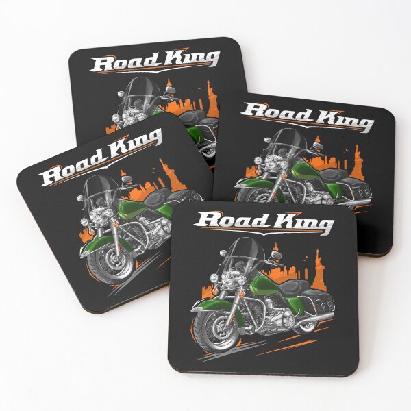 Item preview, Motorcycle Road King Classic FLHRC 2007 Dark Green Envy Pearl & Light Green Envy Pearl for Motorcycle Riders designed and sold by MotoApparelHub.