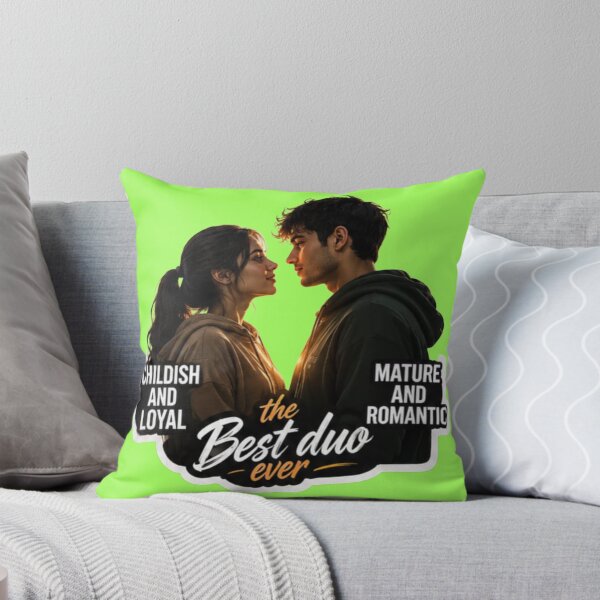 Item preview, The Best Duo Ever Childish Loyal Mature Romantic Couple Sticker designed and sold by Scro-Ciob-Shop.