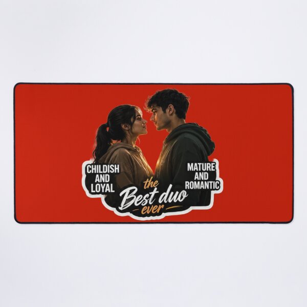 Item preview, The Best Duo Ever Childish Loyal Mature Romantic Couple Sticker designed and sold by Scro-Ciob-Shop.