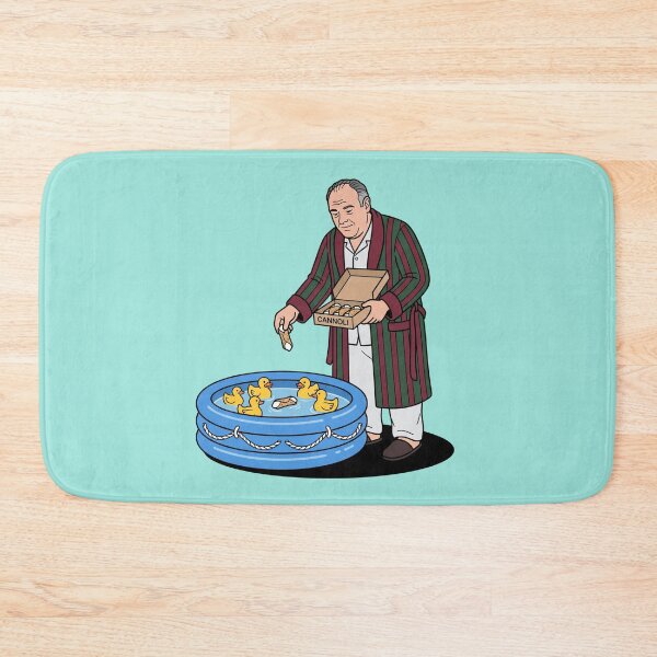 Item preview, Mob Boss Feeding Cannoli To Ducks In Pool Bathrobe Mafia TV Parody Pop Art designed and sold by Rare By Hero.