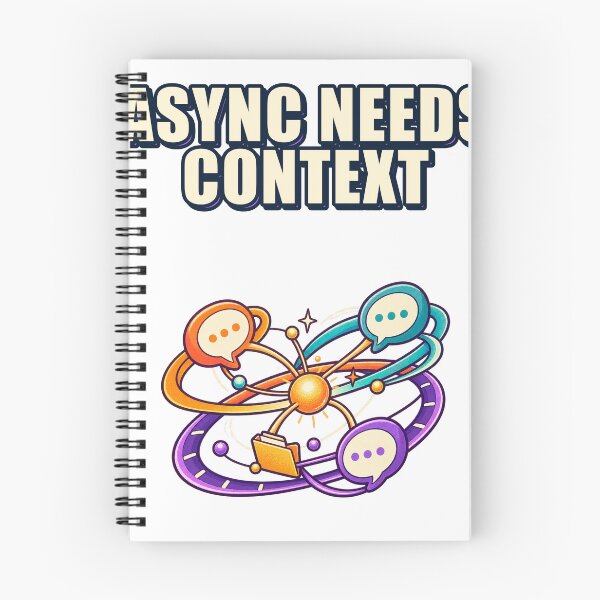 Item preview, Async Collaboration Needs Context designed and sold by Shope Buzz.