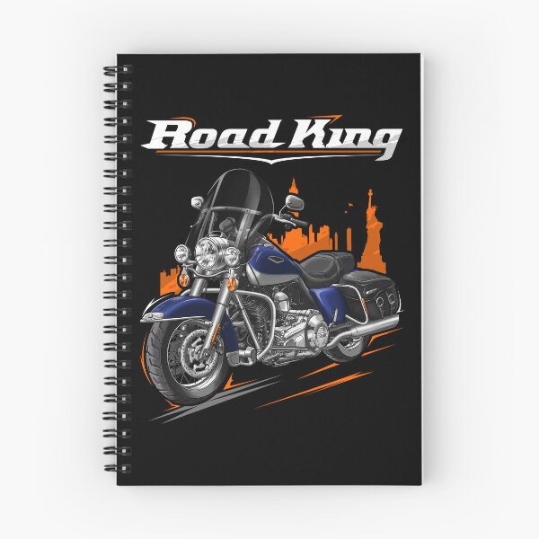 Item preview, Motorcycle Road King Classic FLHRC 2007 Deep Cobalt Pearl & Pewter Pearl for Motorcycle Riders designed and sold by MotoApparelHub.
