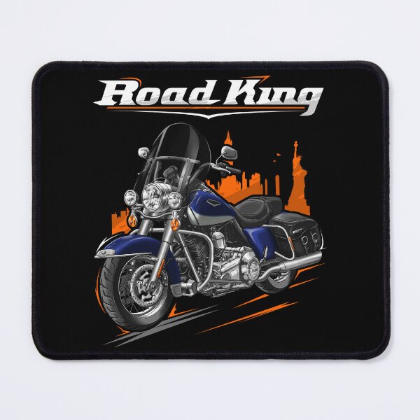 Item preview, Motorcycle Road King Classic FLHRC 2007 Deep Cobalt Pearl & Pewter Pearl for Motorcycle Riders designed and sold by MotoApparelHub.