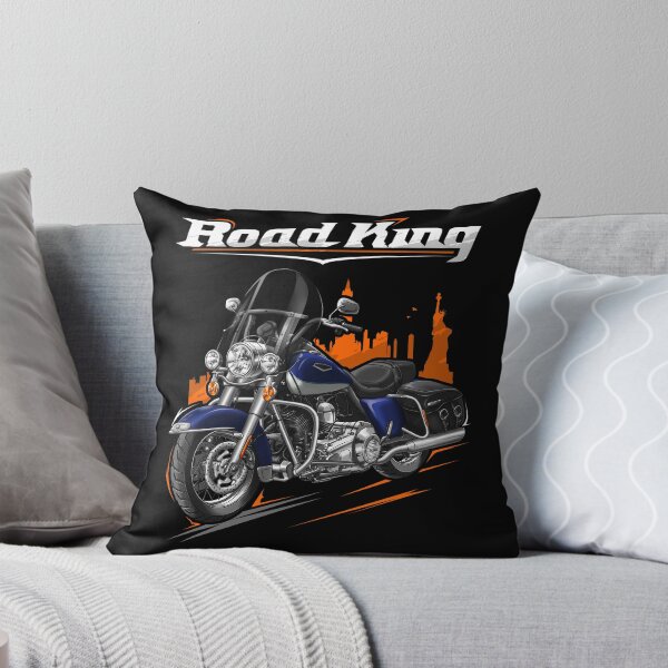 Item preview, Motorcycle Road King Classic FLHRC 2007 Deep Cobalt Pearl & Pewter Pearl for Motorcycle Riders designed and sold by MotoApparelHub.