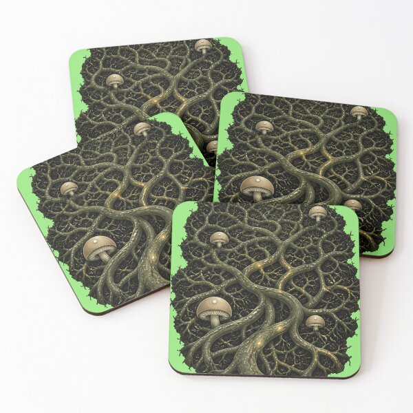 Item preview, Luminous Mycelium Beneath the Forest Floor designed and sold by Fun2Fentastic.