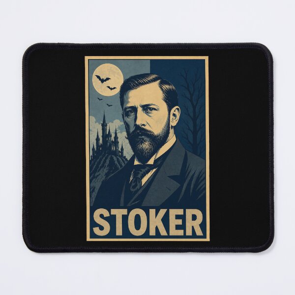 Item preview, Stoker Poster - Bram Stoker Gothic Horror Pop Art, Dracula Author designed and sold by ValentinaHramov.