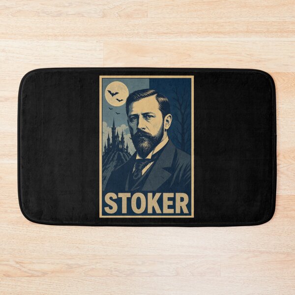 Item preview, Stoker Poster - Bram Stoker Gothic Horror Pop Art, Dracula Author designed and sold by ValentinaHramov.