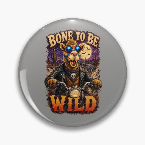 Item preview, Bone to Be Wild – Quirky halloween Camel Lover Gift - Cool Halloween Animal Graphic Camel T-Shirt designed and sold by Camel & Quirk.