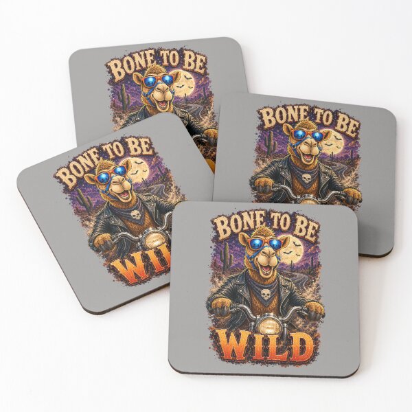 Item preview, Bone to Be Wild – Quirky halloween Camel Lover Gift - Cool Halloween Animal Graphic Camel T-Shirt designed and sold by Camel & Quirk.