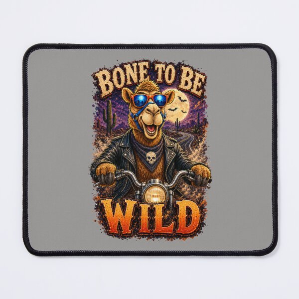 Item preview, Bone to Be Wild – Quirky halloween Camel Lover Gift - Cool Halloween Animal Graphic Camel T-Shirt designed and sold by Camel & Quirk.