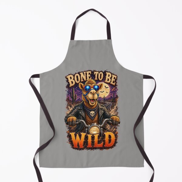 Item preview, Bone to Be Wild – Quirky halloween Camel Lover Gift - Cool Halloween Animal Graphic Camel T-Shirt designed and sold by Camel & Quirk.