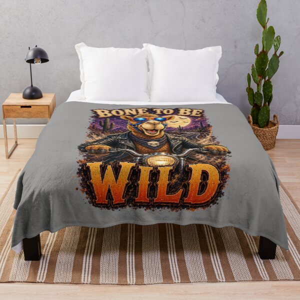 Item preview, Bone to Be Wild – Quirky halloween Camel Lover Gift - Cool Halloween Animal Graphic Camel T-Shirt designed and sold by Camel & Quirk.