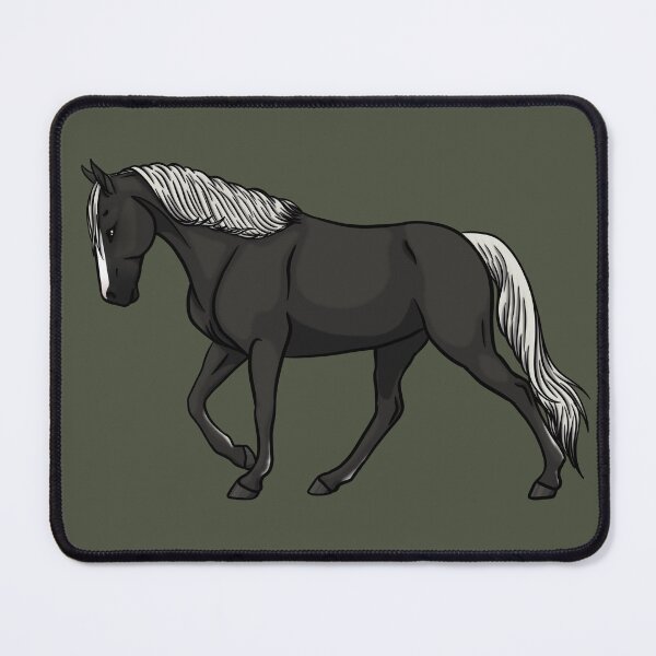 Item preview, Silver Black Tennessee Walking Horse designed and sold by Old Water Cryptid .
