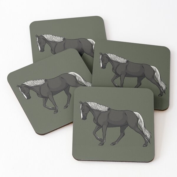 Item preview, Silver Black Tennessee Walking Horse designed and sold by Old Water Cryptid .