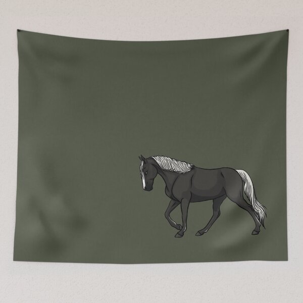 Item preview, Silver Black Tennessee Walking Horse designed and sold by Old Water Cryptid .