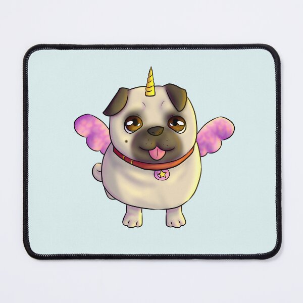 Item preview, Cute Magical Pug Unicorn Wings  designed and sold by JimboTurtle.