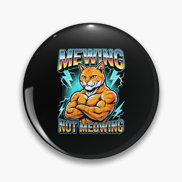 Item preview, Mewing Not Meowing Muscular Cat Fitness Bodybuilding Gym Lover designed and sold by PopStars1993.