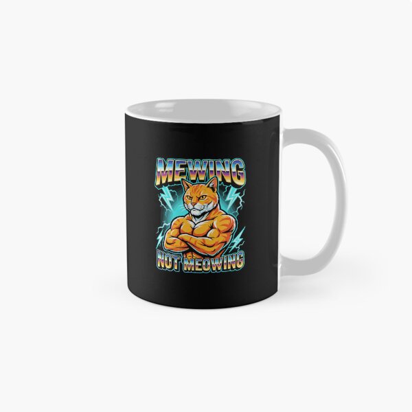 Item preview, Mewing Not Meowing Muscular Cat Fitness Bodybuilding Gym Lover designed and sold by PopStars1993.
