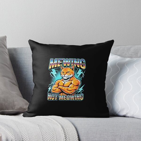 Item preview, Mewing Not Meowing Muscular Cat Fitness Bodybuilding Gym Lover designed and sold by PopStars1993.