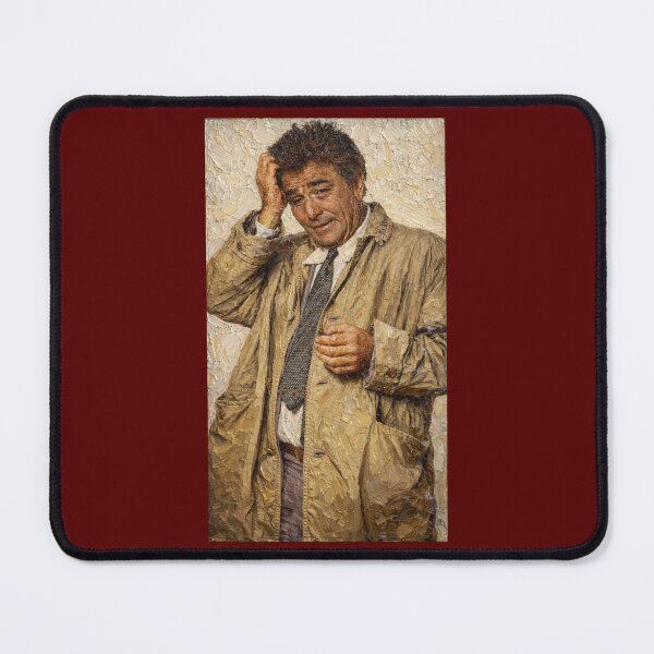 Item preview, Peter Falk as Lt. Columbo Impasto Painting designed and sold by Halifaxartguy.