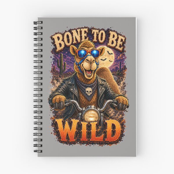 Item preview, Bone To Be Wild – Premium halloween T-Shirt Camel Lover Gift - Cool Halloween Animal Graphic Camel T-Shirt designed and sold by Camel & Quirk.