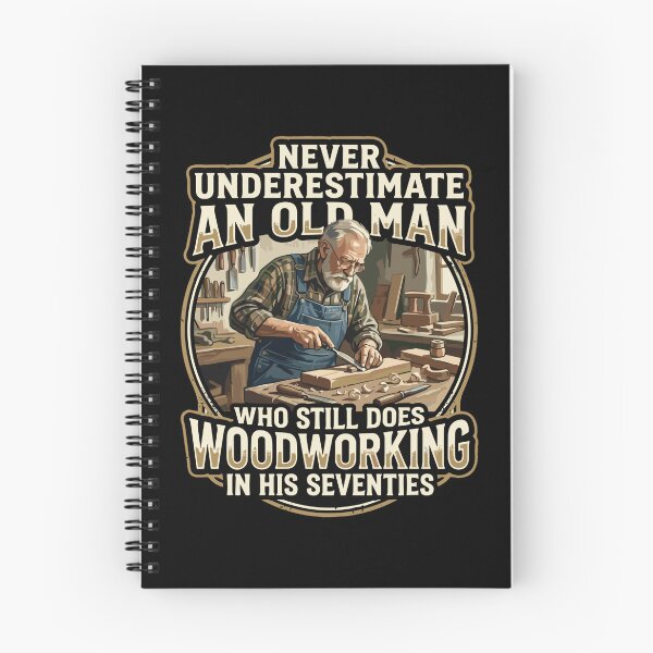 Item preview, Never Underestimate An Old Man Who Still Does Woodworking In His Seventies Woodworker Granddad Craftsman designed and sold by PopStars1993.