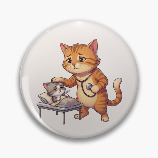 Item preview, The Little Purr fect Patient  Cat Cute Doctor designed and sold by zaoroo shop.