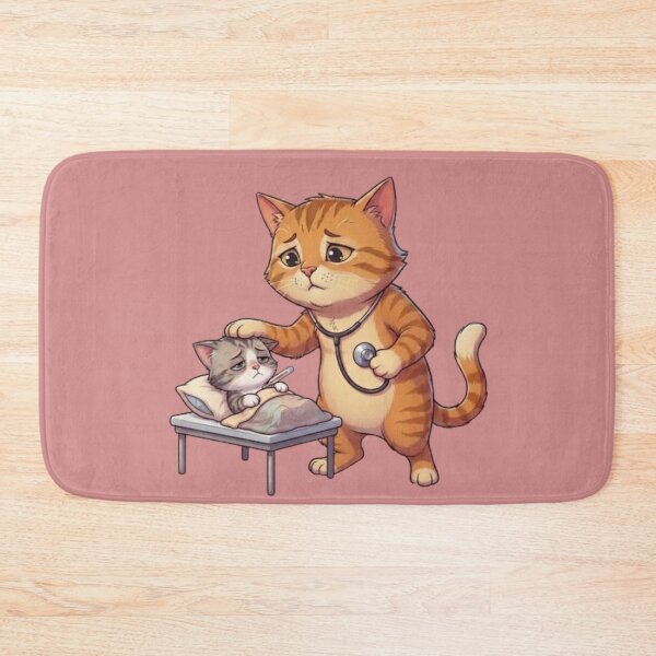 Item preview, The Little Purr fect Patient  Cat Cute Doctor designed and sold by zaoroo shop.