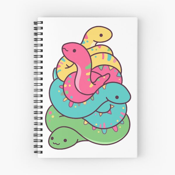 Item preview, Colorful Kawaii Snake Stack – Cute Pastel Reptile Collection designed and sold by AliveStyle.