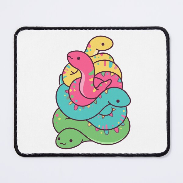 Item preview, Colorful Kawaii Snake Stack – Cute Pastel Reptile Collection designed and sold by AliveStyle.