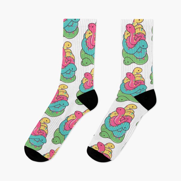 Item preview, Colorful Kawaii Snake Stack – Cute Pastel Reptile Collection designed and sold by AliveStyle.